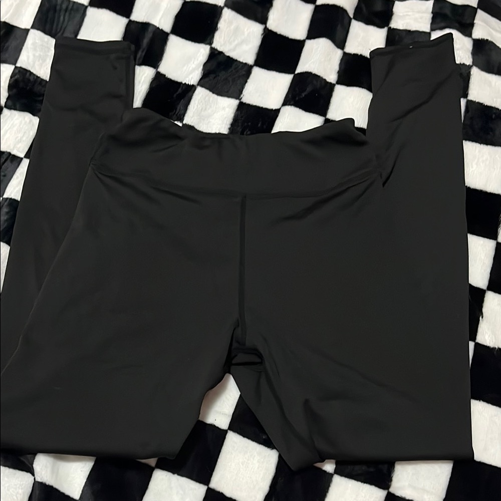 SHEIN Black Leggings Stretchy Athletic Bottoms